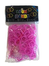 200 Loombandjes donkerroze