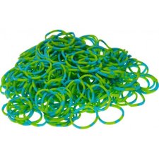300 loom bands groen-blauw