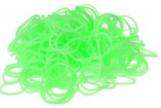 200 Loom bands neon groen