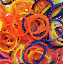 300 Loombands sunny mix kleur
