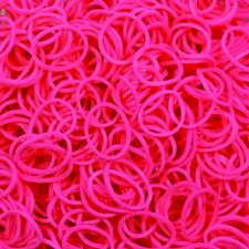 600 Loom bands roze