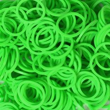 600 Loom bands groen